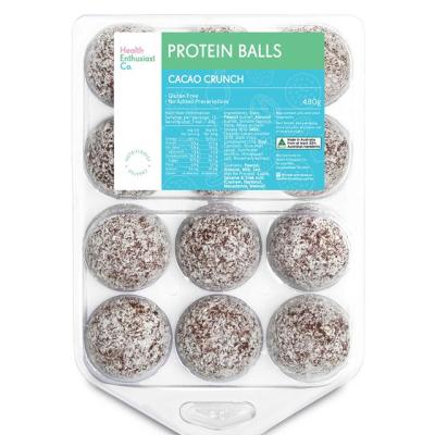 Cacao Crunch Protein Balls Unwrapped 12x40g