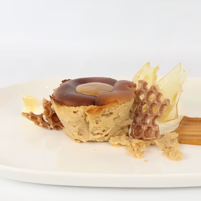 Salted Caramel Basque Cheesecake