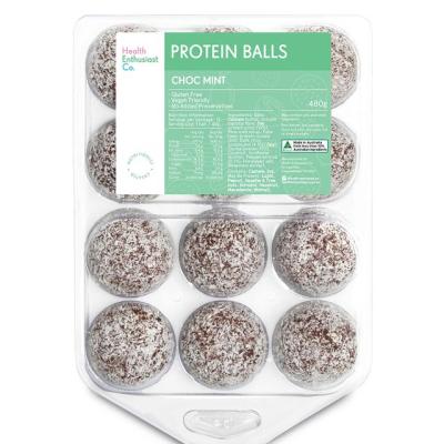 Cacao Mint Protein Balls Unwrapped 12x40g