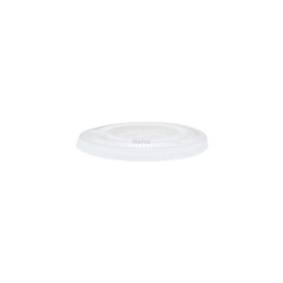 LID FLAT (RPET) - 92mm Clear [NP-F92] / to suit 11, 12 & 16oz 92mm RPET Cold Cups - 1000/CTN