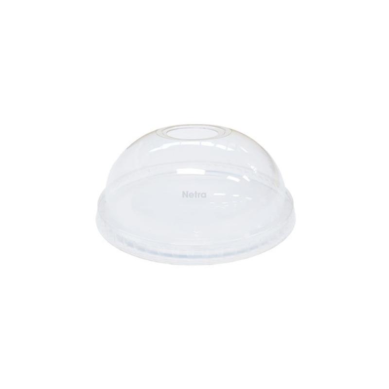 LID DOME (RPET) - 98mm CLEAR - [NP-D98 / AP-BPETDL] / to suit 12oz -24oz 98mm RPET Cold Cups - 1000/CTN