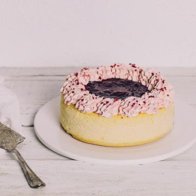 Mixed Berry Baked Cheesecake