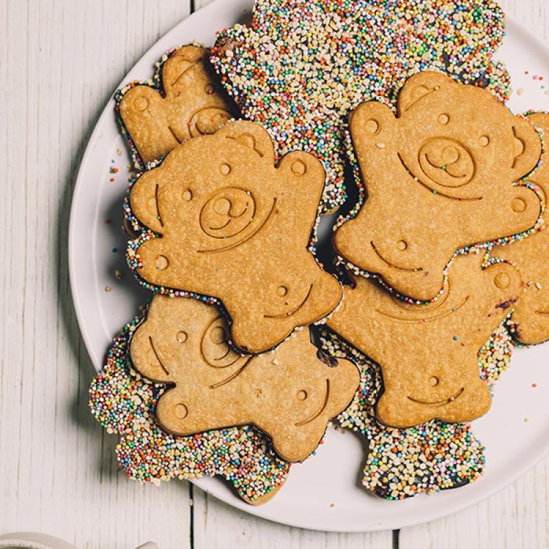 Vegan Big Ted Biscuits