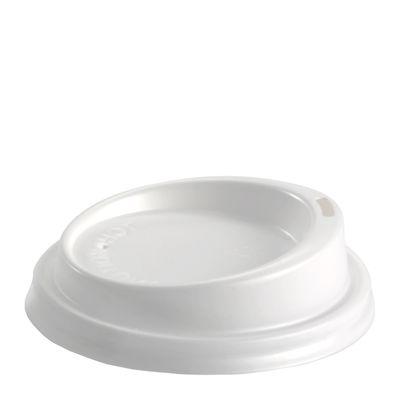 8oz White Lid Biopak