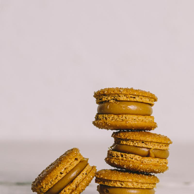 Salted Caramel Macaron