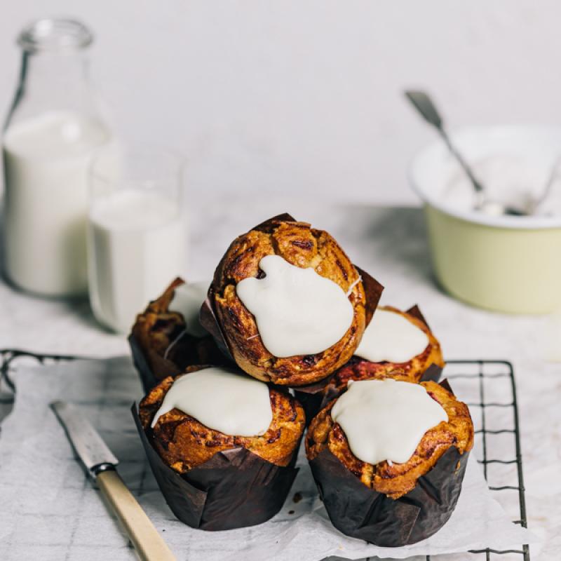 Raspberry White Choc Moreish Muffin