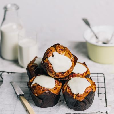 Raspberry White Choc Moreish Muffin