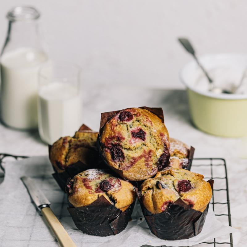 Vegan Berry Artisan Muffin