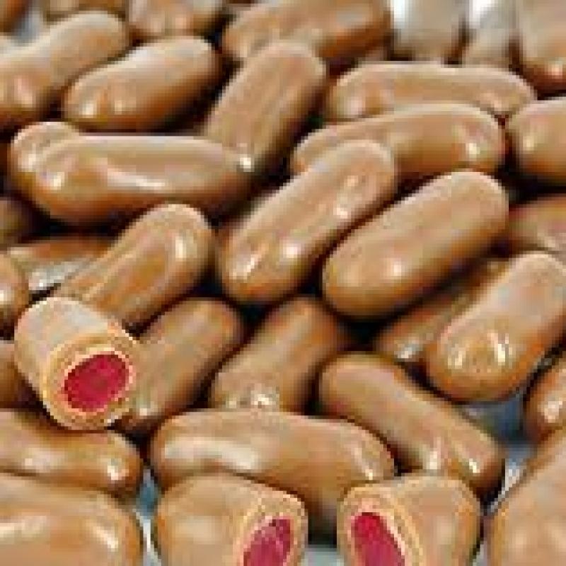 Doy Bag Milk Chocolate Raspberry Bullets 6 x 250g