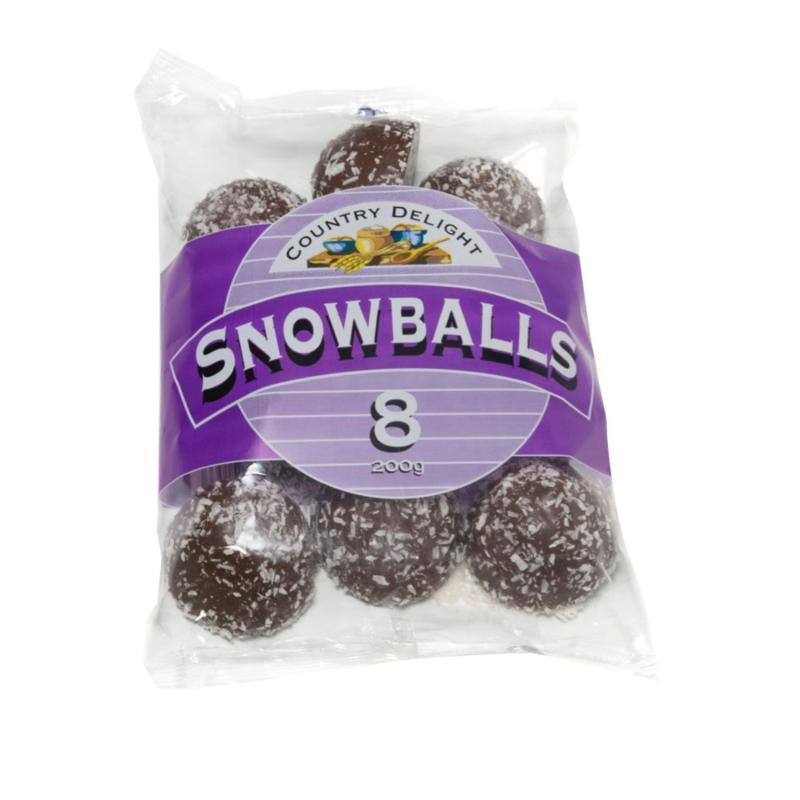 Country Delight Snowballs 8's 200g x 15